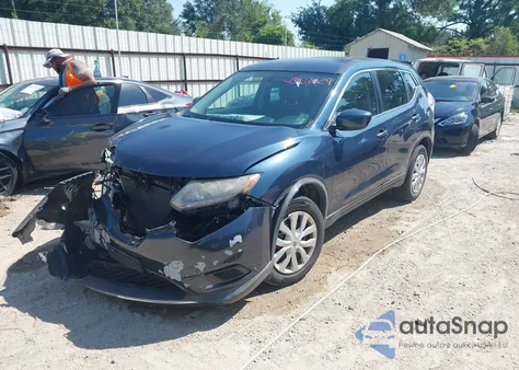 2016 Nissan Rogue S/Sl/Sv z USA, uszkodzony, nr VIN KNMAT2MV4GP606108